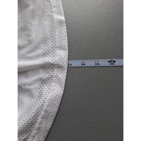 Adidas Mens Football Jersey L White Blue Mesh - Picture 6 of 6